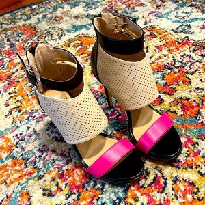 Juicy Couture Color Block Heels